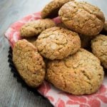 Healthy Anzac biscuit - This healthy Anzac biscuit recipe is the most nourishing, nutritious Anzac possible. It is nut free so great for school lunches with a gluten free variation too.