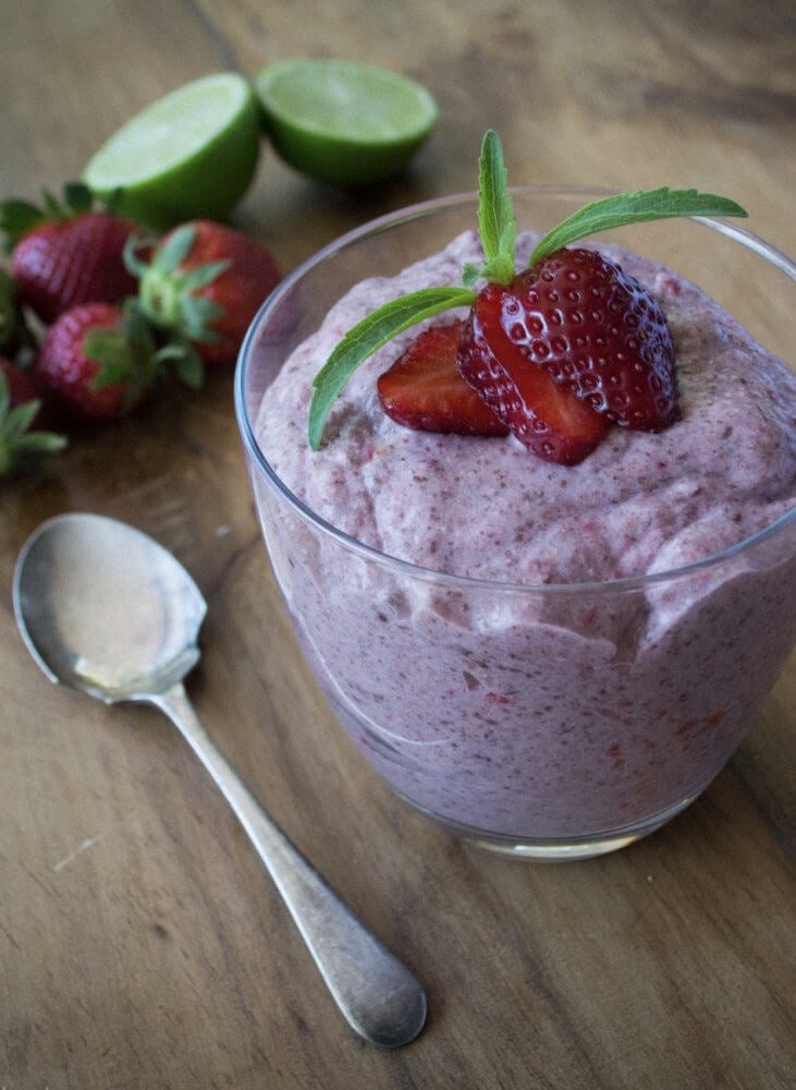 Nourished Strawberry Chia Pudding