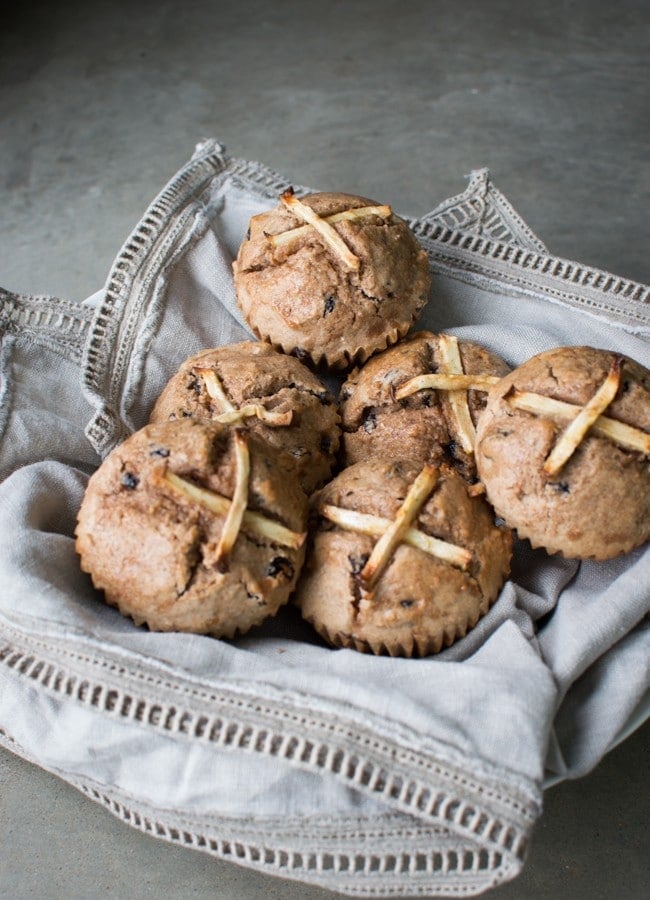 Healthy Hot cross buns that are much easier to make than most recipes and absolutely delicious too.