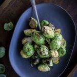 Char grilled brussels sprouts