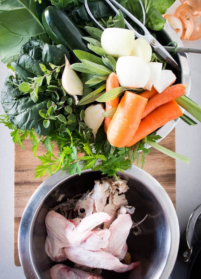 Chicken Bone Broth + Super Immune-Boosting Ingredient