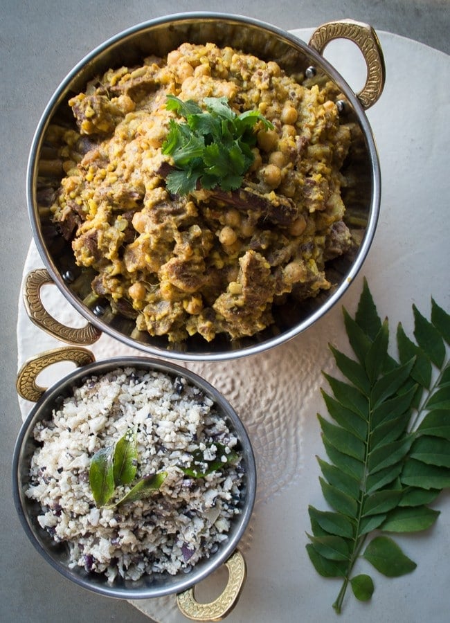This Lamb Korma with Spiced Cauliflower Rice is one of my favourite ways to eat lamb is in a slow cooked curry.  An easy and delicious spiced meal.