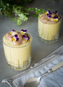 This Mango Whip with Salted Macadamia Caramel is a quick and easy to make-ahead dessert or snack.