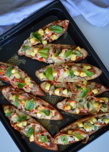 These Pizza Subs are a really quick, easy and nutritious to make for a snack or lunchbox main that my kids absolutely love.