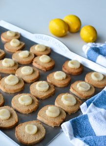These Lemon Ginger Honey biscuits are a delicious and easy to make treat. I love this flavour combination, it's fresh and zesty.