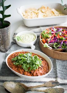 I love these Quick Vegetarian Nachos for a mid-week quickie meal when I have no protein to work with and bonus its full of delicious vegetables and spices.