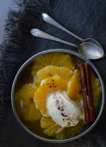 This delicious dessert is so easy to make and a lovely light way to end a meal. Filled with delicious spices and flavour combinations.