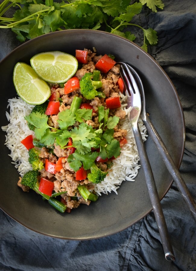 This Sticky Pork Stir-fry is a super quick, easy to make mid week meal that my whole family loves.