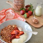 This delicious, easy to make, naturally sweetened Raspberry Muesli is a fabulous staple for any healthy pantry.