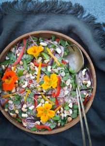 This Rainbow Noodle Salad is one of the fastest meals you could make. It's extremely versatile so you can change veggies to suit your taste!