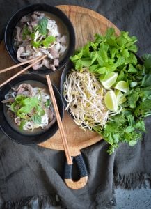 This easy to make Beef Pho is the most delicious and aromatic noodle soup. There's something very soothing about this Vietnamese staple meal.