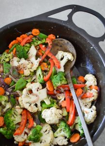 This Mediterranean Vegetable Stir fry is a delicious change from Asian flavoured stir-fries - you’re going to love it's delicious flavours