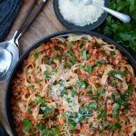 This Pork Ragu is a quick and easy pasta sauce and totally delicious. It is perfect to mix up your usual spaghetti bolognese.
