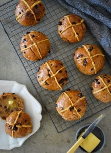 These beautiful Gluten-free Sourdough Hot Cross Buns are super simple to make and totally delicious.