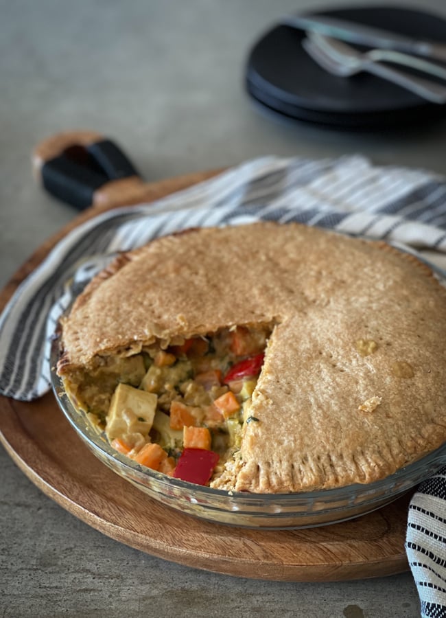 This delicious Satay Vegetable Pie is filled with healing spices and makes a nourishing gut supportive meal.