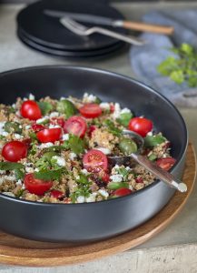 This easy to make Middle Eastern Couscous Salad requires no cooking and makes for a super delicious but light meal.
