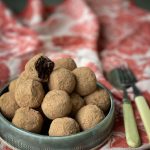 These indulgent rum balls are a decadent treat for grown-ups. I especially like to make them at Christmas time as they make a delightful present for friends or family.