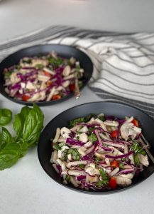 This Leftovers Lunch Salad is something I make when I want something healthy and delicious but quick and easy to make.
