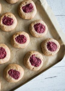 These delicious Jam Drops are my refined sugar-free version of a good old fashioned favourite. Easy to make and delicious too!