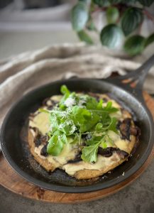 This gluten-free Garlic Mushroom Pizza is so quick and easy to make and will be heaven to mushroom lovers.