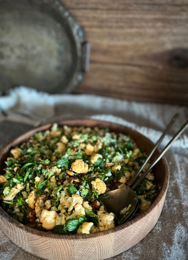 This delicious Pickled Cauliflower Salad is a delicious combination of flavours as well as all the nutritional benefits of the ingredients.
