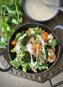 This is Curried Chicken Stir Fry is a quick and easy meal and a really lovely flavour combination. The creamy mayo takes it to another level.