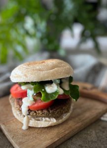 These delicious Nut Burgers are a fabulous, quick and easy vegetarian burger. They form a complete source of vegetarian protein.