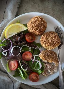 These simple Ham Patties are a really quick and easy way to use up leftover Christmas ham.
