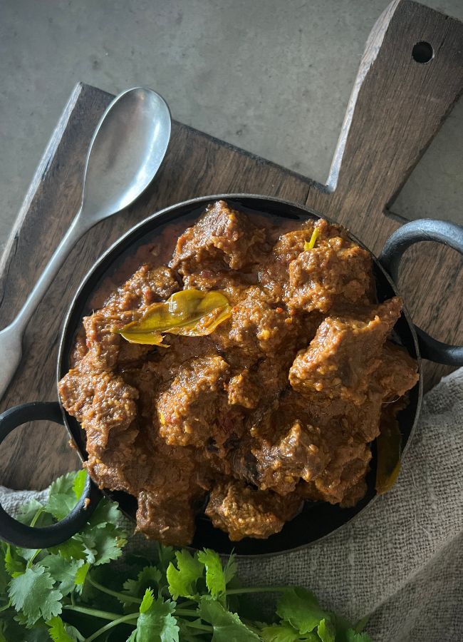 This Beef Rendang is a perfect use for budget-friendly cuts of beef, with the spices infusing gently over the hours of slow cooking.