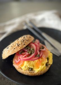 Smoked Salmon Scramble is a good basic recipe that’s as good as any café breakfast. It is very quick to make and provides so many vital nutrients to fuel your body.