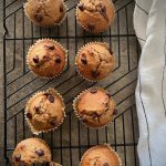 These Banana Choc Chip Muffins are the ultimate lunch box inclusion, especially if it has been the kids that have made them! Ripe bananas are always the best in these muffins as they mash so easily, have a good depth of flavour and are a little bit sweeter!
