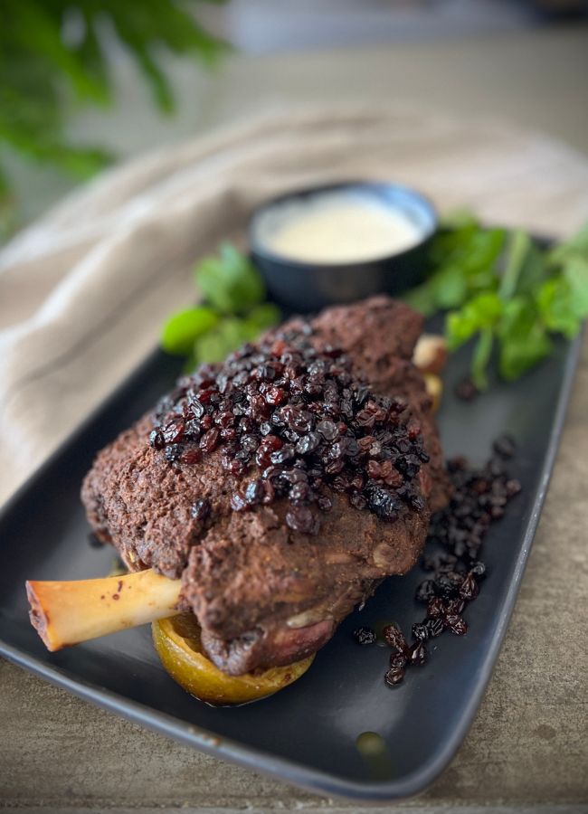 If you want an impressive, mouth-watering meal, this Lamb Shawarma is a stunning combination of flavours, using a heap of spices and slow-roasting the lamb to create a fall-apart meat.