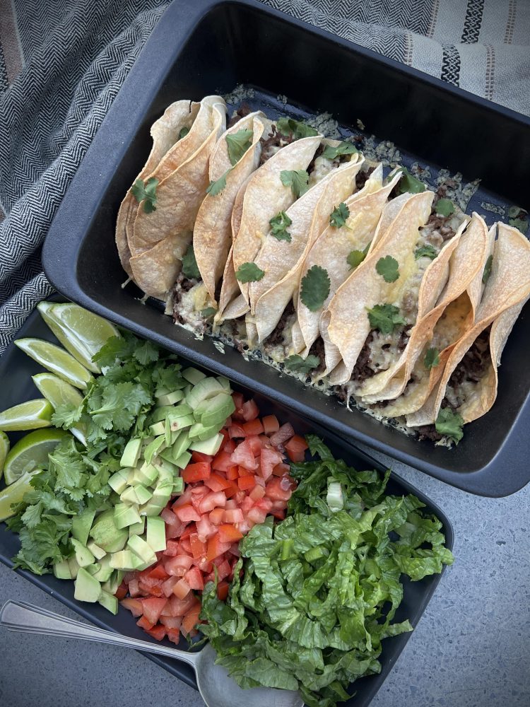 These Tray Baked Beef Tacos are based on the tacos kit style meal one of my flat mates loved when I first moved out of home. A quick, easy and super delicious meal.