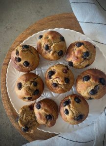 Blueberry orange muffins with a citrusy twist and bursts of juicy blueberries. Easy to make, pretty to look at, and absolutely delicious.
