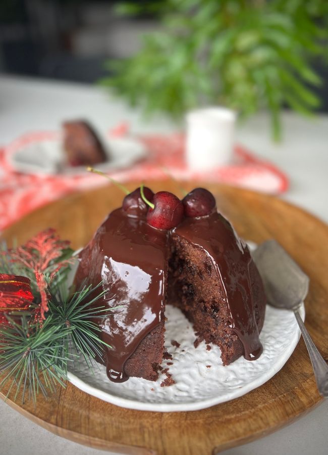 Cherry Chocolate Pudding