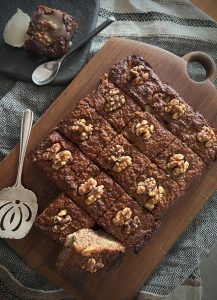 This Date Apple Walnut Slice is naturally sweetened & packed with wholefood goodness. It's a treat that's gluten-free & refined sugar-free.