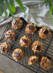 These vegan banana pumpkin muffins are soft, naturally sweet & packed with wholesome ingredients. Perfect for a nourishing brekkie or snack.