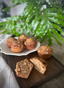 These healthy Apple Cinnamon Muffins are made with wholemeal spelt flour, sweetened naturally, and full of wholesome ingredients. Easy to make and family-friendly, with dairy-free, egg-free and gluten-free options.
