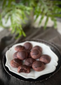 These fudgy double chocolate cookies are grain-free, naturally sweetened and easy to bake. They’re the perfect healthy treat.