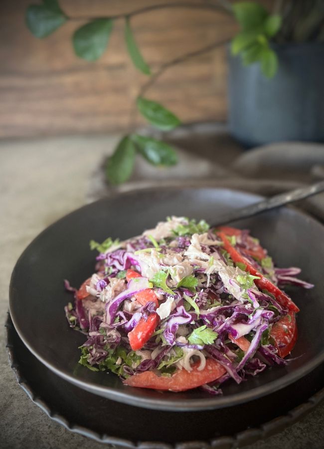 This delicious, healthy shredded coconut chicken is a versatile protein prep you can use in noodle bowls, salads or lunchboxes.