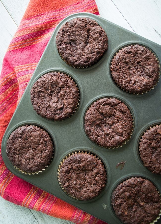 These gluten-free Three Veggie Chocolate Cupcakes are moist, decadent treats. They are so easy to make & sure to become a family favourite.